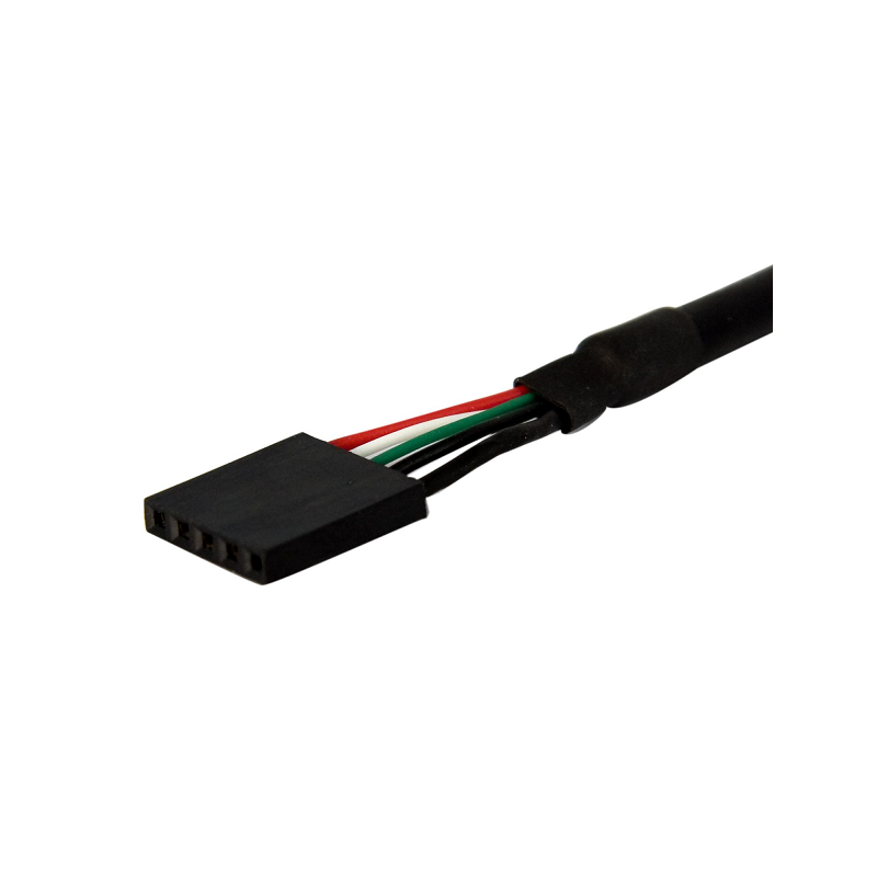 StarTech USBPNLAFHD1 1 ft Panel Mount USB Cable - USB A to Motherboard Header Cable F/F